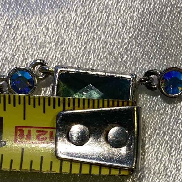 A•LINE Amy Kaplan Green Glass Statement Necklace - Picture 9 of 9